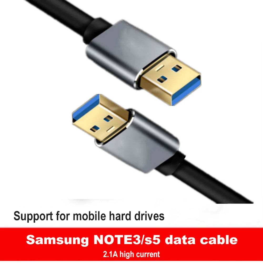 Супер Скорость USB 3,0 Тип «Папа-папа» Тип Мужской кабель-удлинитель для передачи данных кабель, шнур синхронизации синий для радиатора жесткий диск USB3.0 кабель для передачи данных