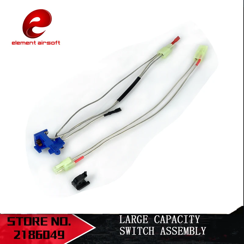 

New Arrival ELEMENT LARGE CAPACITY SWITCH ASSEMBLY Suitable for Ver.2 Gearbox Rear Wiring Airsoft AEG PW0204