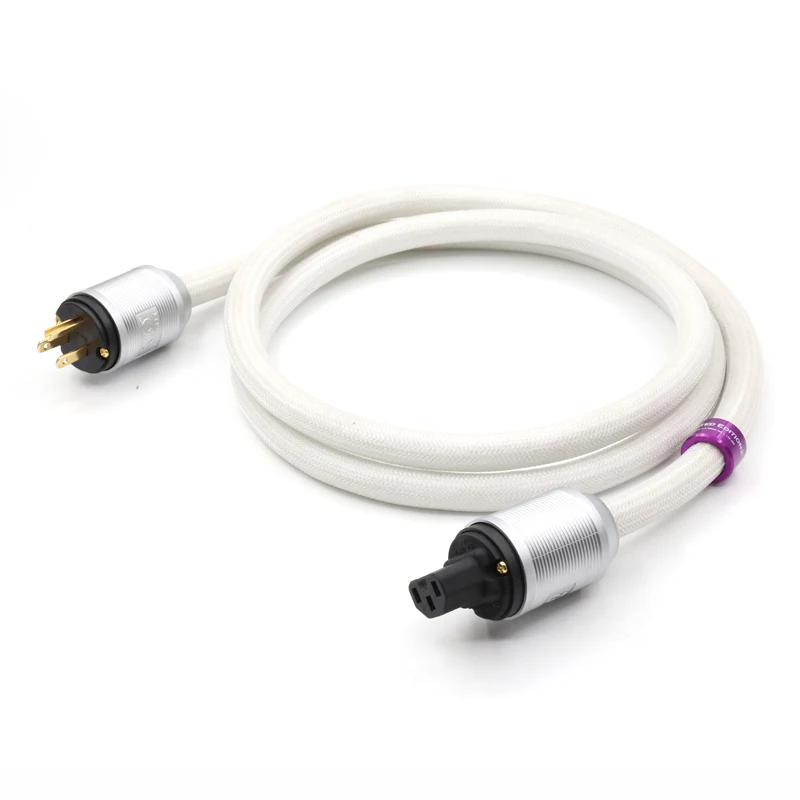 

Free shipping one piece Unlimited Edition UE2-10 AC power cable US version power cable with Gold plated US power plugs