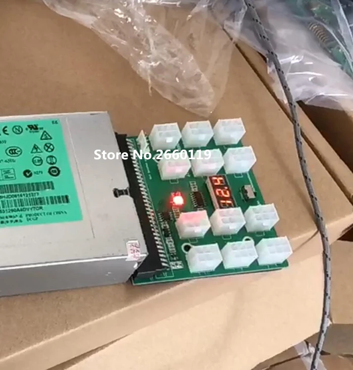 

High quality PCI-E 6Pin breakout board 12V Mining Power Supply