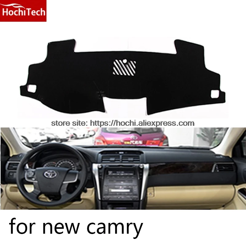 For toyota camry Double layer Silica gel Car Dashboard Pad Instrument Platform Desk Avoid Light Mats Cover Sticker | Автомобили и