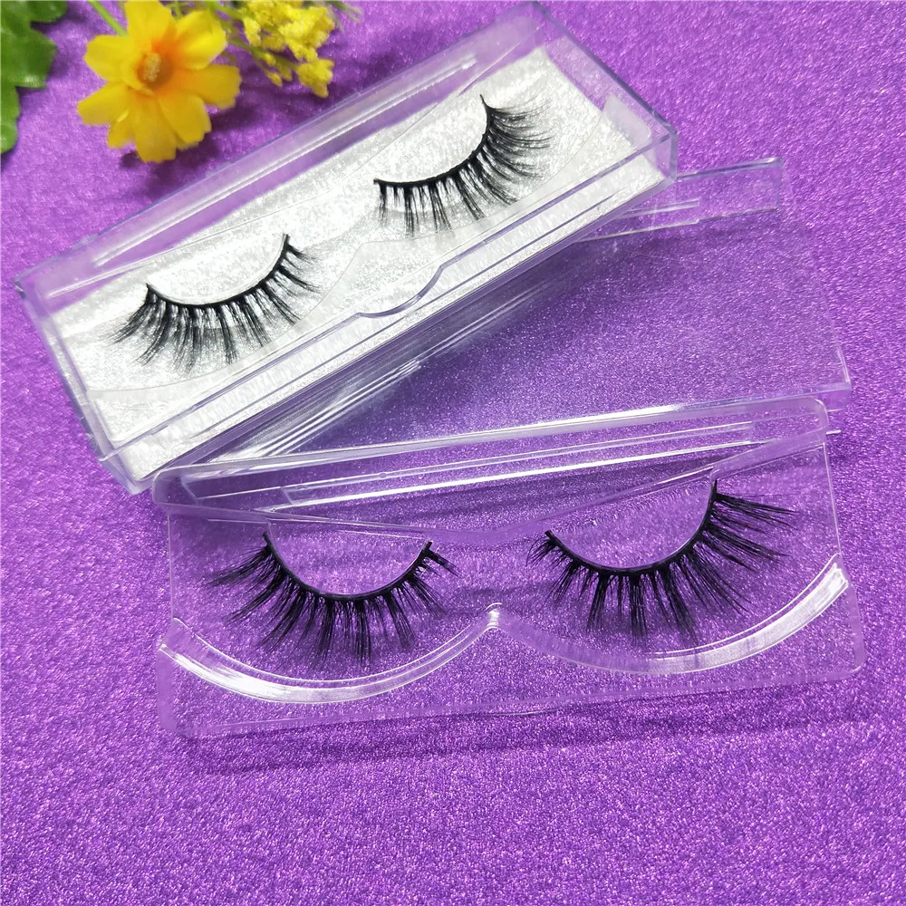 

Big Eye's Secret 3D Mink Lashes Volume Eyelash Natural Black False Eyelashes Handmade Fake Eye Lash Extension for Beauty Makeup