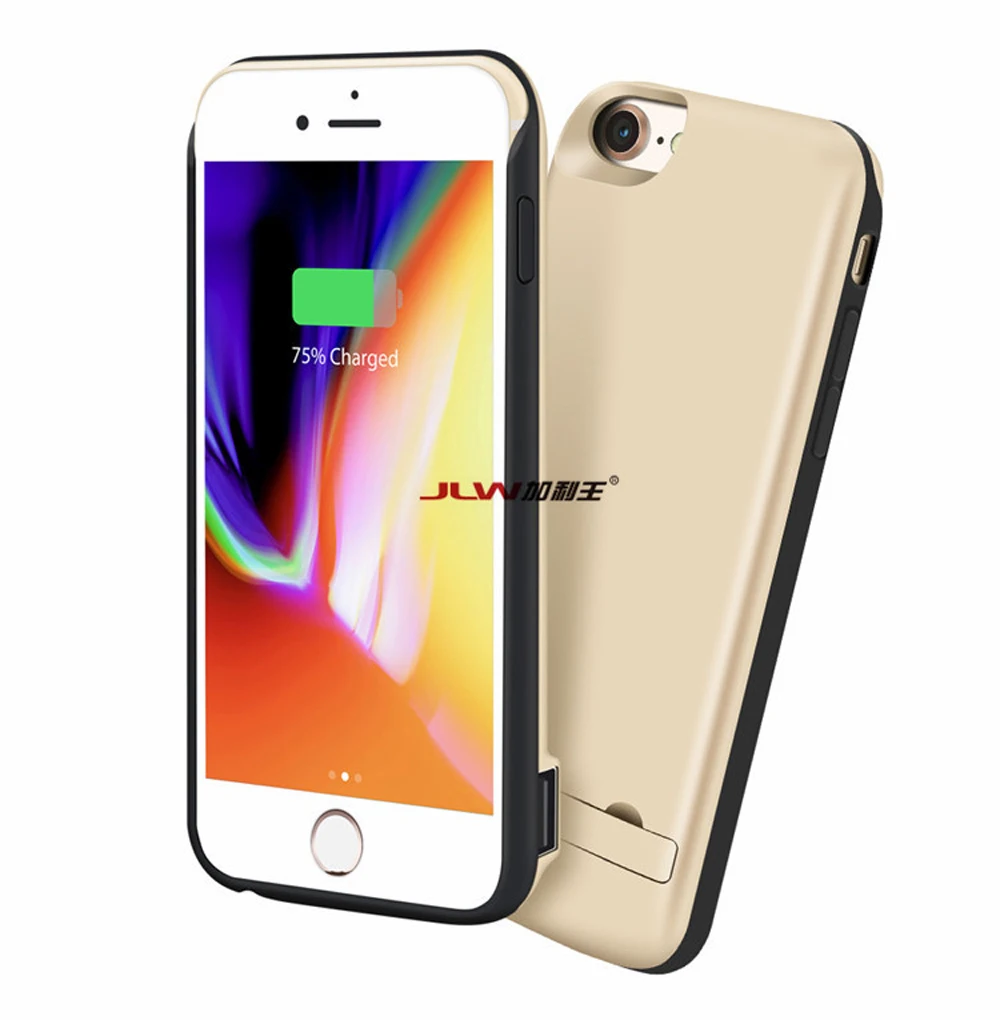 JLW 5500mAh зарядное устройство чехол для iPhone 8 7 6 переносной внешний аккумулятор клип