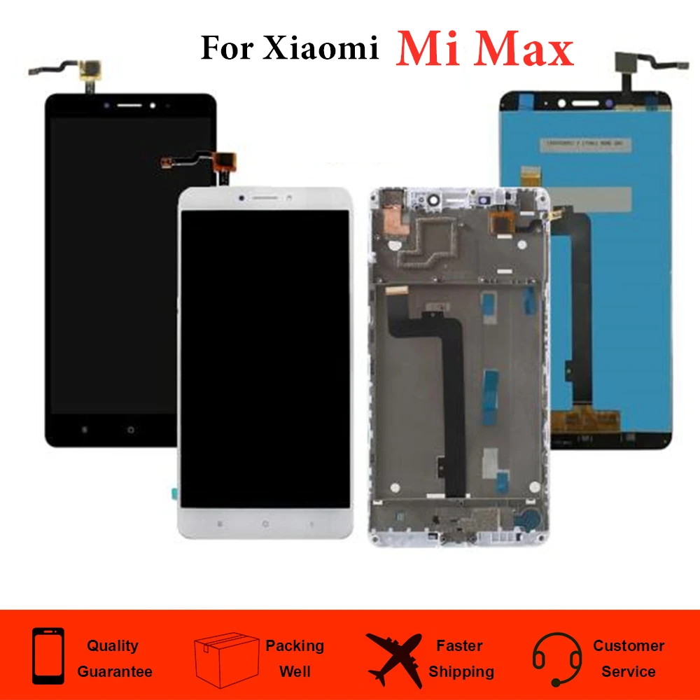 6 44 &quotОригинальный ЖК дисплей с рамкой Замена экрана для XIAOMI Mi Max кодирующий