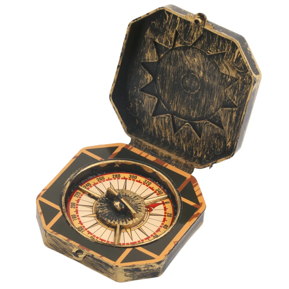 2 шт. пиратский костюм капитана игрушка Морской Компас вечерние на Хэллоуин уникальный дизайн ABS портативный