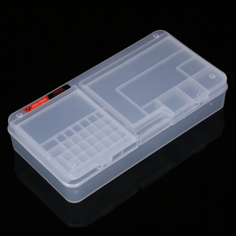 Mobile Phone Repair Tool Box Storage for iPhone Motherboard Component Case LCD Screen Screws PVC Container | Инструменты