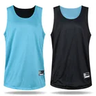 Баскетбольные двусторонние шорты, 18 цветов, Мужской комплект с логотипом на заказ, двусторонний костюм для мальчиков, спортивная одежда для баскетбола