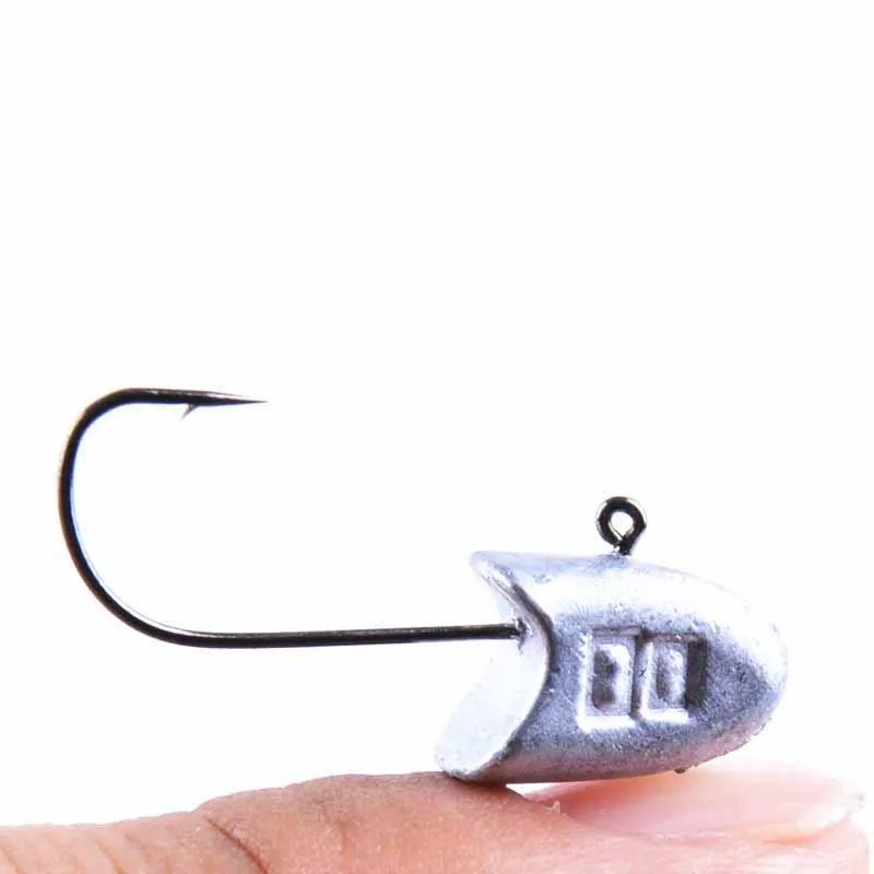 5 шт./лот рыболовный крючок 3,2 г 2,5 см 5,0 г 2,6 см Lead jig head крючки для Мягкая приманка, червь Вибрационный крючок Карп рыболовные снасти аксессуары