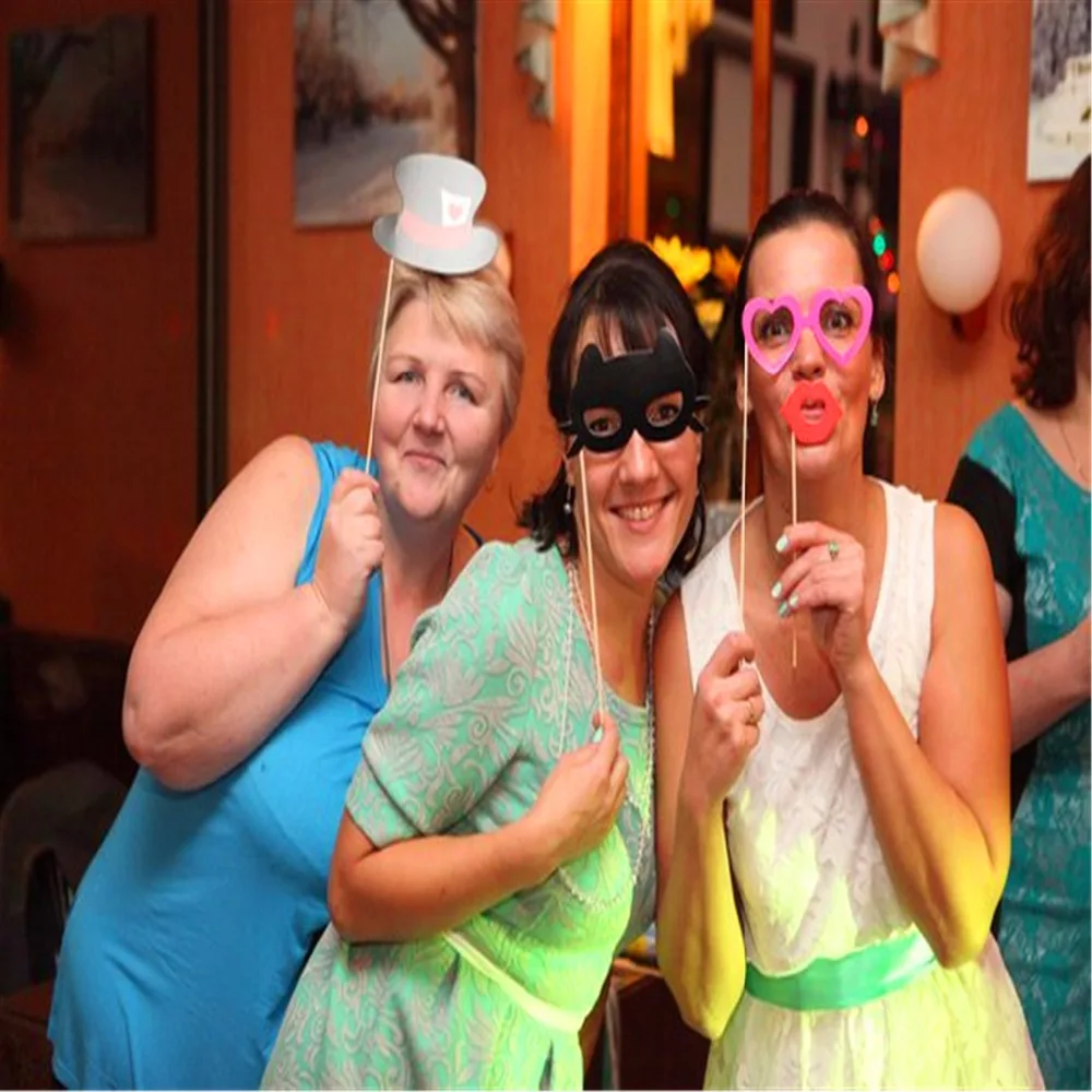 34 шт./компл. Фотофон фото стенд реквизит для свадьбы День рождения фотостудия