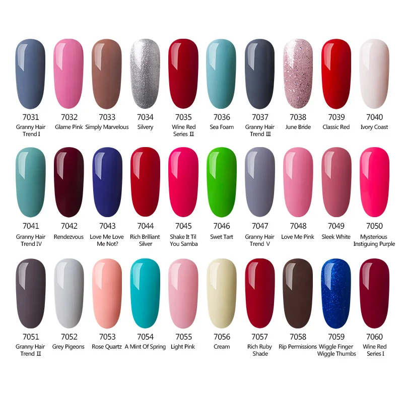 УФ гель Azure для ногтей 60 цветов долговечный Алмазный Блестящий Гель лак 7 мл