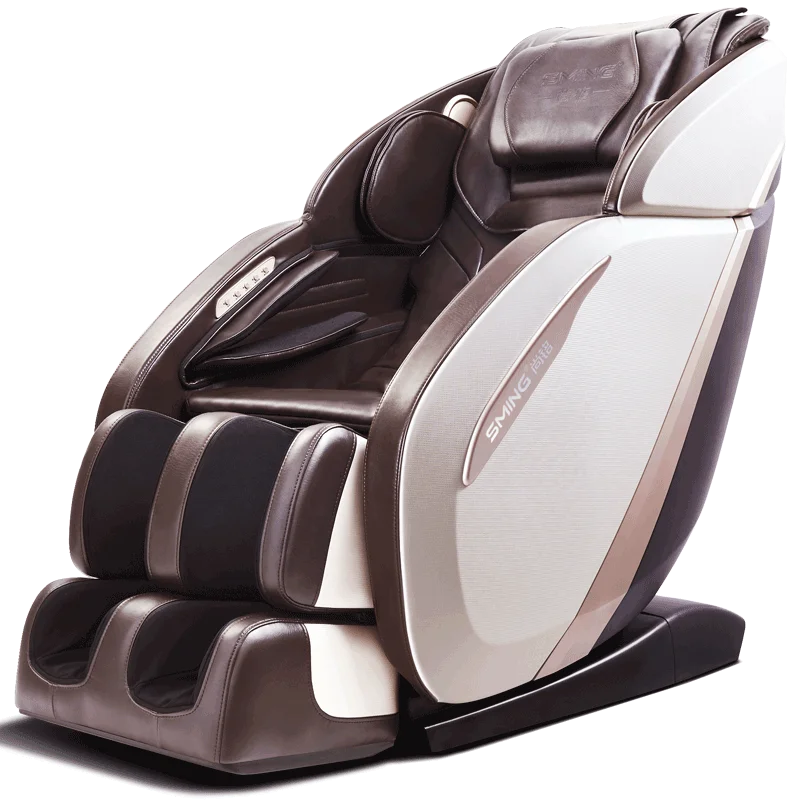 SM-828L 130 см SL Массажная направляющая 3D манипулятор для всего тела Автоматическая разминающая космическая капсула электрические роскошные массажные кресла - Цвет: Шоколад
