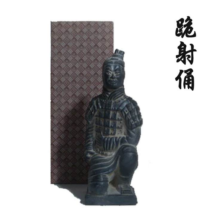 B 15cm Terra Cotta воины глиняные солдатики статуя династии Цинь старый античный - Цвет: B 15cm