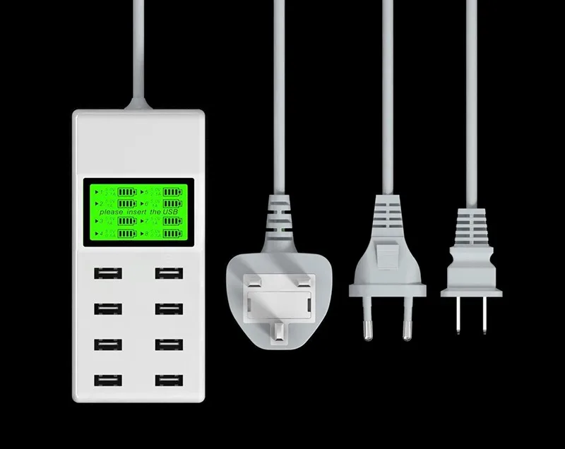 Leebote 8 портов USB зарядное устройство 40 Вт многопортовый USB адаптер питания универсальная USB розетка настенное настольное зарядное устройство для мобильного телефона MID MP5