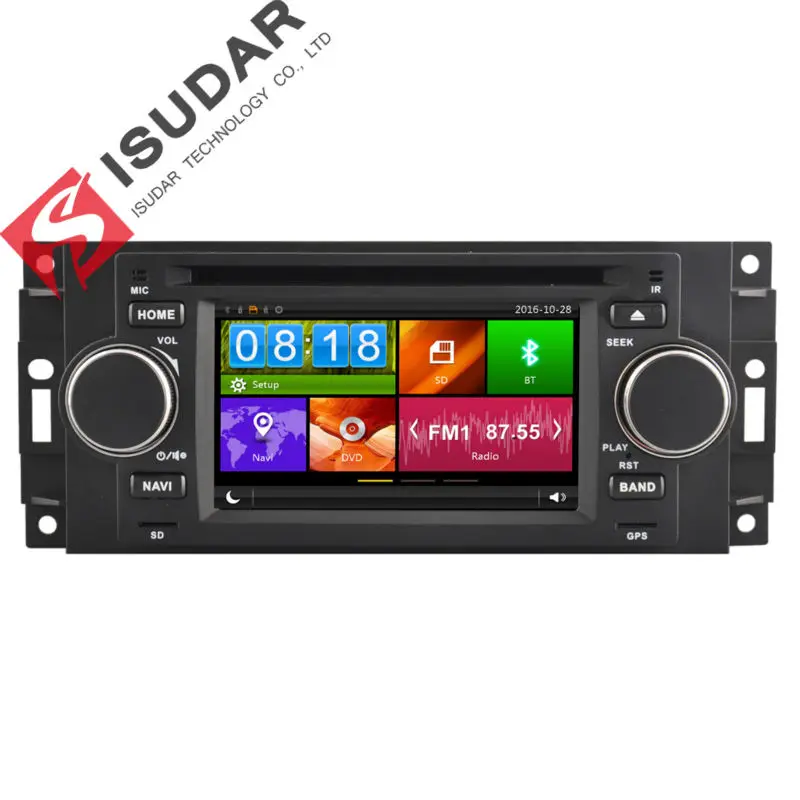 Isudar Автомагнитола с Сенсорным 5 Дюймовым Экраном Для Автомобилей