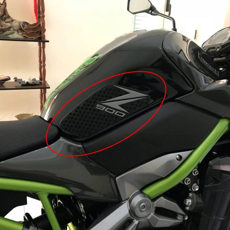 Наклейка противоскользящая для защиты бака мотоцикла Kawasaki Z900 2017 3M Z 900 2017|Наклейки