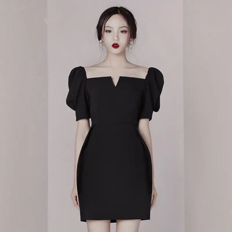 Женское мини платье с открытой спиной короткое вечернее v образным вырезом и