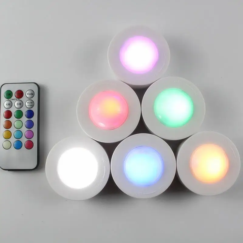 Hobbylan 3 шт. 13 цветов сенсорный пульт дистанционного управления RGB Pat лампы ночные