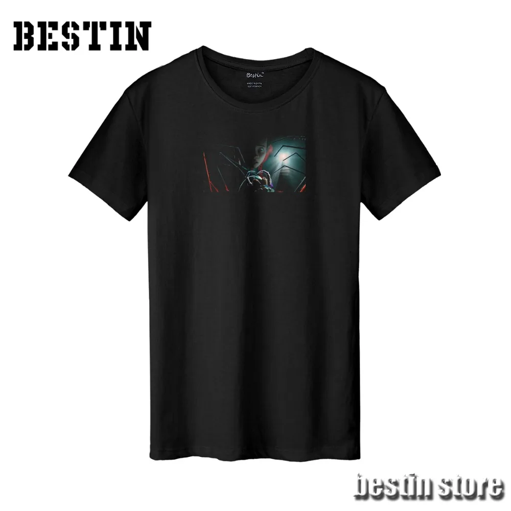 Bestin/новая хлопковая Футболка с изображением