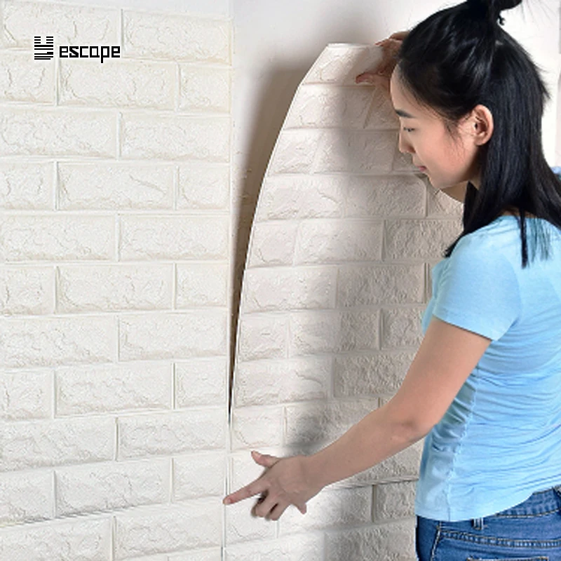 77*70 см DIY 3D Кирпич украшение дома настенные наклейки для гостиной спальни Декор