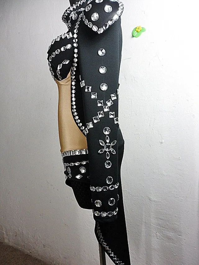 Блестящие стразы красная черная ласточка Женская танцевальная одежда для