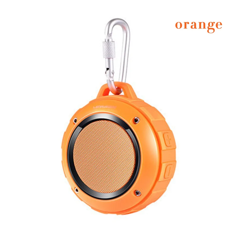 orange Портативный беспроводной Bluetooth динамик водонепроницаемый tf-карта сабвуфер Bluetooth Колонка объемная мини-колонка, динамик с микрофоном - Цвет: orange