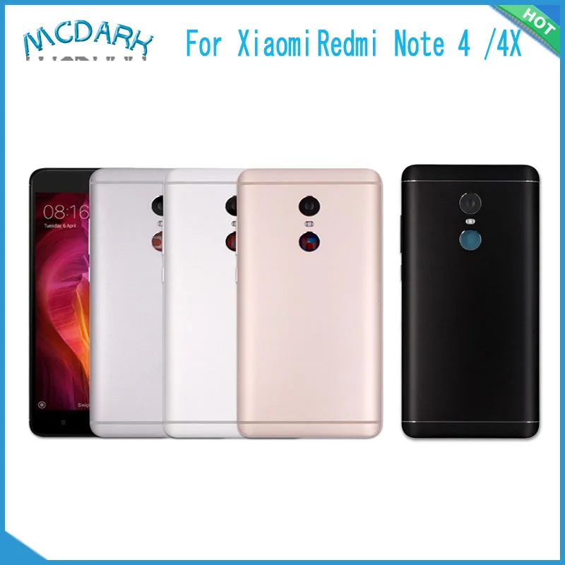 Mcdark 5 'Задняя крышка батареи для Xiaomi Redmi Note 4 4X мобильный телефон запасные части
