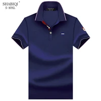 summer 2022 brand polo shirt men casual short sleeve embroidery polo shirts for mens breathable plus size cotton polos 6xl 10xl