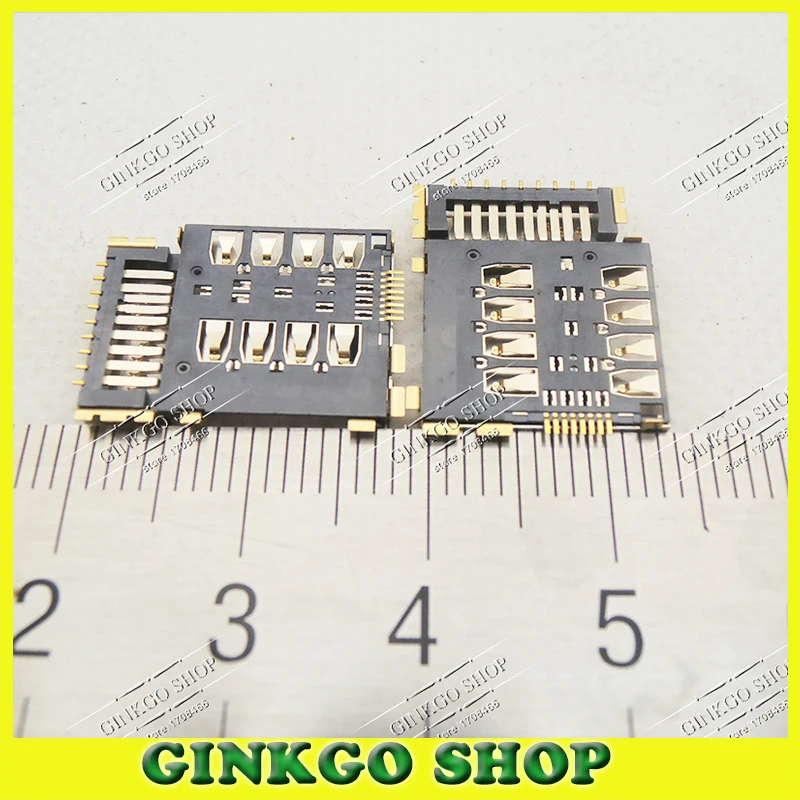 100 шт. оригинальный новый держатель для чтения sim карт Разъем samsung i8552 i9128 i9128v i879 i8262