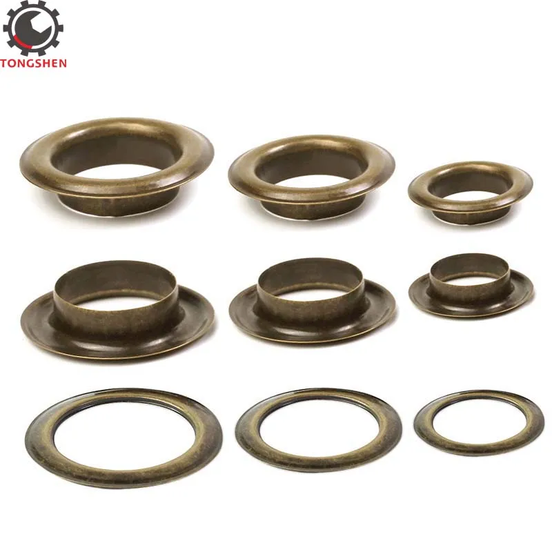 Оптовая продажа металлические люверсы 4 5/5/6/8/10/12/14/17/20 для кожаного ремесла сделай