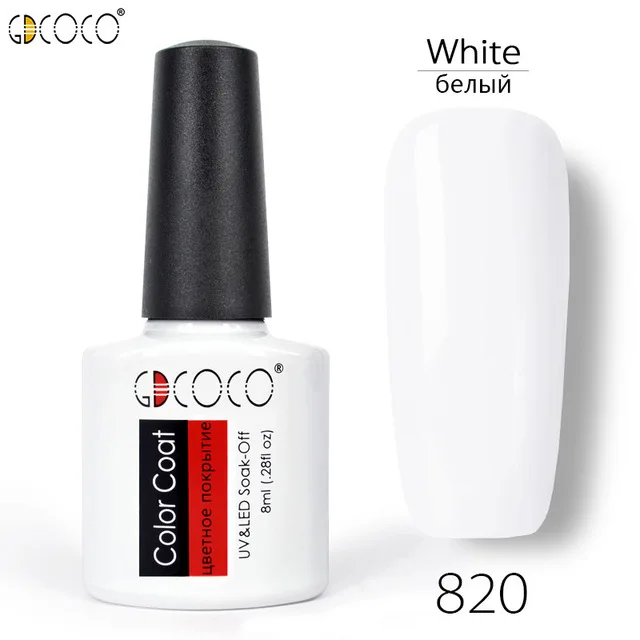 820 GDCOCO ногтей Гель-лак Polygel постоянный Цвета ногтей Soak Off UV Гель светодиодный грунтовка для ногтей УФ-гель для ногтей лак Лаки - Цвет: 820