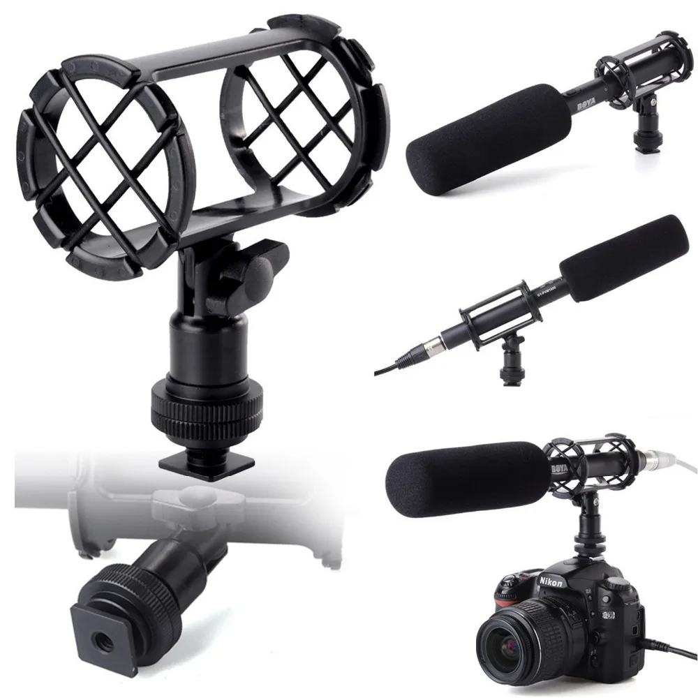 BOYA BY C04 крепление для микрофона камеры AKG D230 Senheisser ME66 Rode NTG 2 1 Audio Technica AT 875R Sony ECM