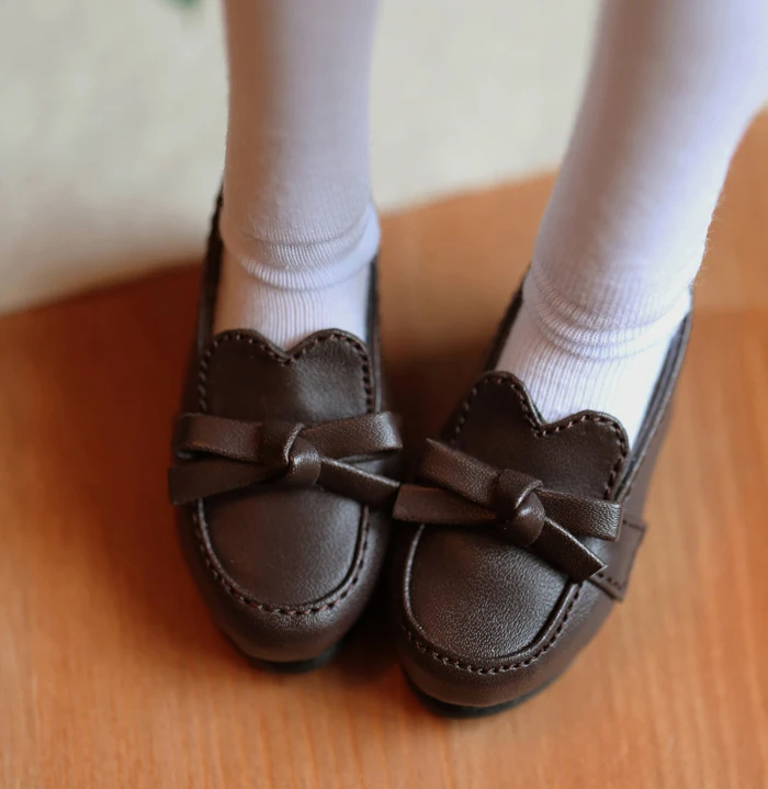 D01-P313 children handmade toy 1/4 1/3 Doll Accessories BJD/SD doll Multi-color shallow Student shoes 1pair | Игрушки и хобби