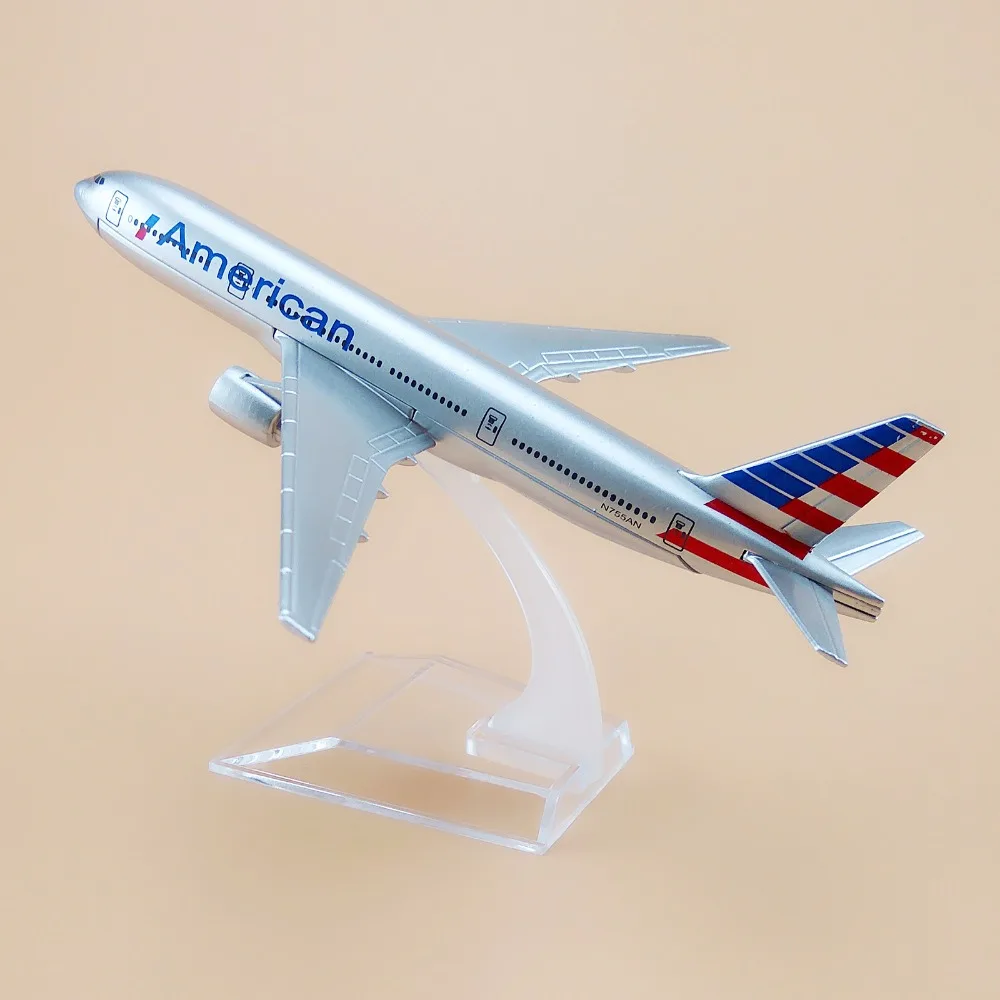 Модель самолета Airlines Boeing 777 B777 модель из металлического сплава 16 см с