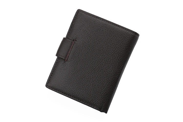 JINBAOLAI Multifunction Leather wallet men with coin pocket business wallets hasp design genuine leather male wallets coin purse