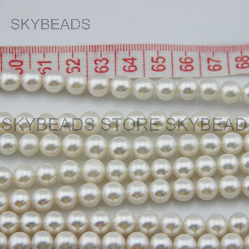 Бусины Из Натурального пресноводного жемчуга 7 8 мм|beads beads|beads roundbeads for jewelry making |