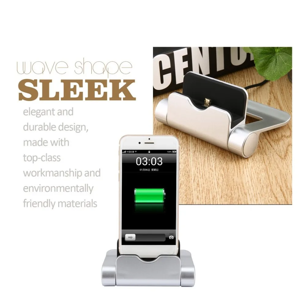 WQ26 USB кабель Зарядное устройство Док станция для iphone ipad Android зарядное настольная