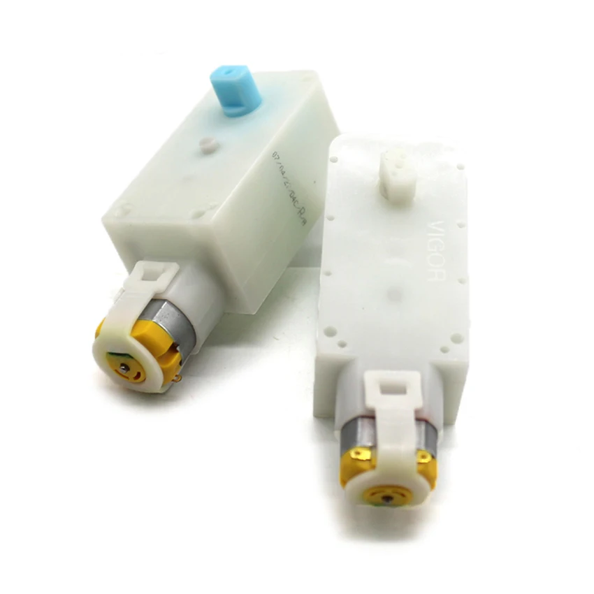 

rectangle white gear motor flat double shaft DC 3v-6v 8-17rpm motors for DIY robot toys,model car small electric machinery