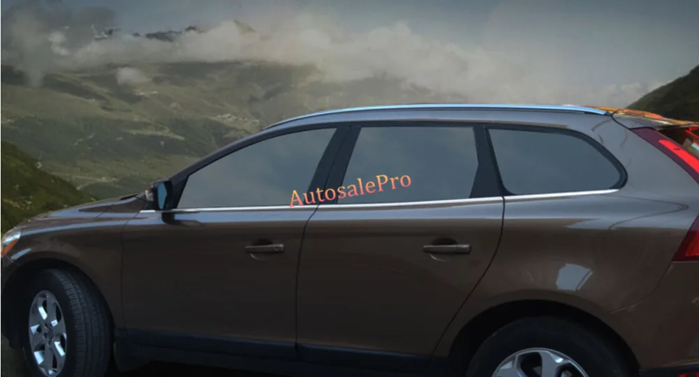 Накладки для нижней оконной рамы из нержавеющей стали 6 шт. VOLVO XC60 2009 - 2015 |