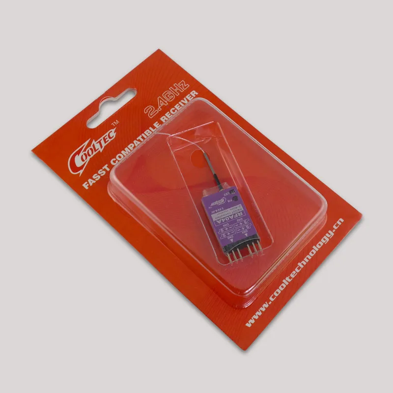 Cooltec Mini R6008HV FASST 2 4G 6-канальный приемник Futaba совместимый с металлическим корпусом