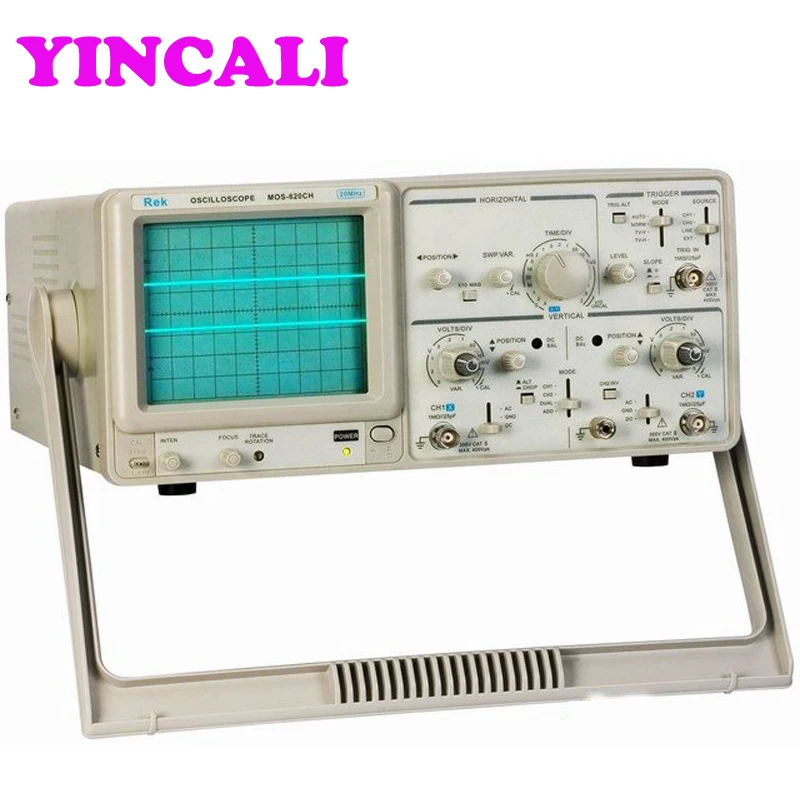 Аналоговый осциллограф с высокой стабильностью двойной со скоростью