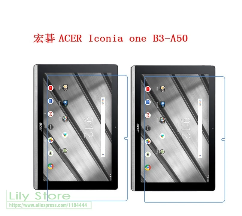 2 шт./лот прозрачная/матовая глянцевая Защитная пленка для экрана ACER Iconia one B3 A50 10 1