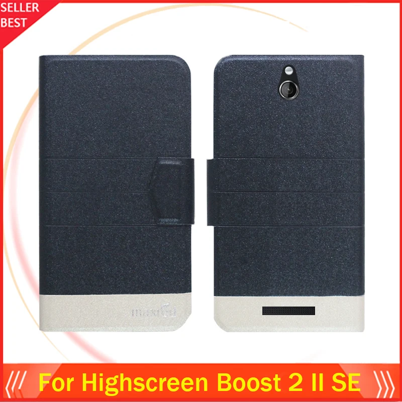 5 видов цветов жарко! Чехол Highscreen Boost 2 II SE ультратонкий модный кожаный