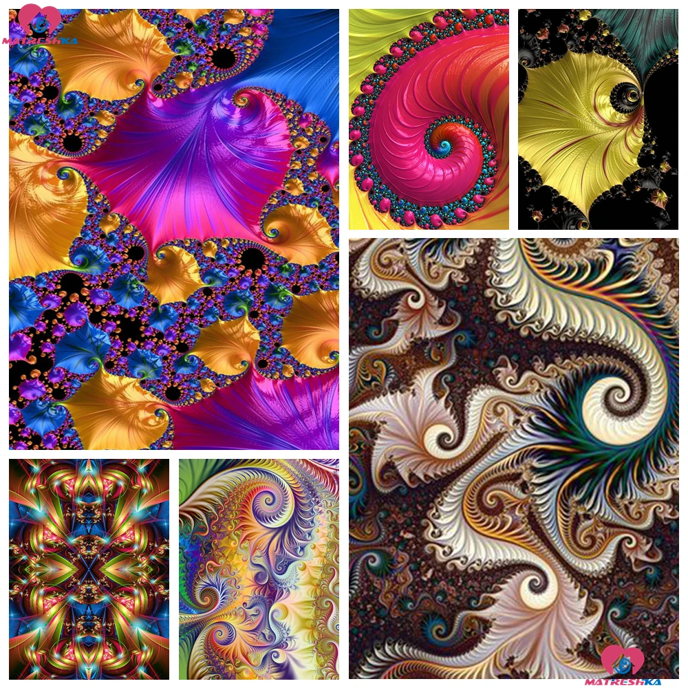 Мозаика алмазная вышивка сделай сам живопись мандала абстрактные цветы