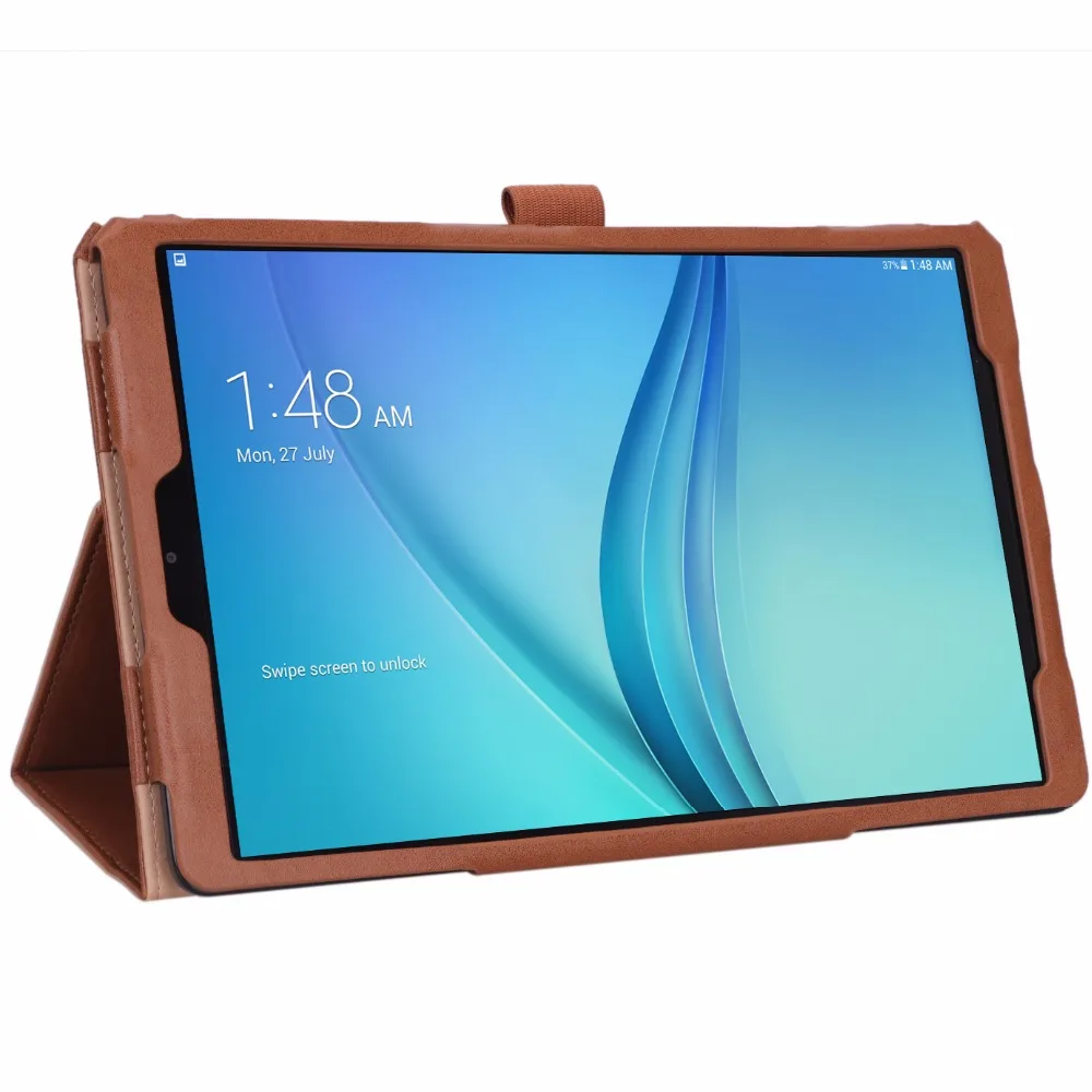 Флип-чехол для Samsung Galaxy Tab A 10 1 T510 T515 SM-T510 2019 ПУ с ручкой | Компьютеры и офис