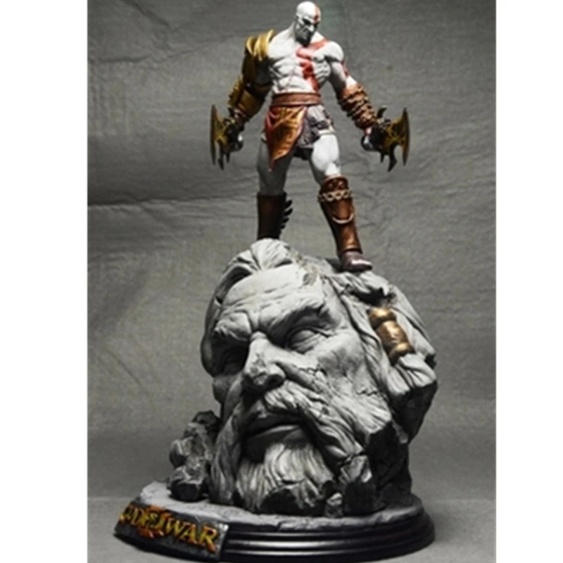 Статуя God of War III Кратос бюст анти-герой призрак Спарты полноразмерный портрет GK фигурка Коллекционная модель игрушки коробка J289