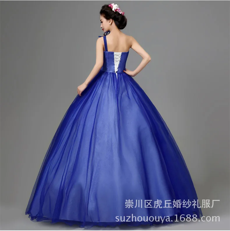 Quinceanera habitu принцессы Пышное Бальное Платье с длинными рукавами и аппликацией из бисера плиссированное платье на одно плечо бальные платье Trajes De Quinceaneras