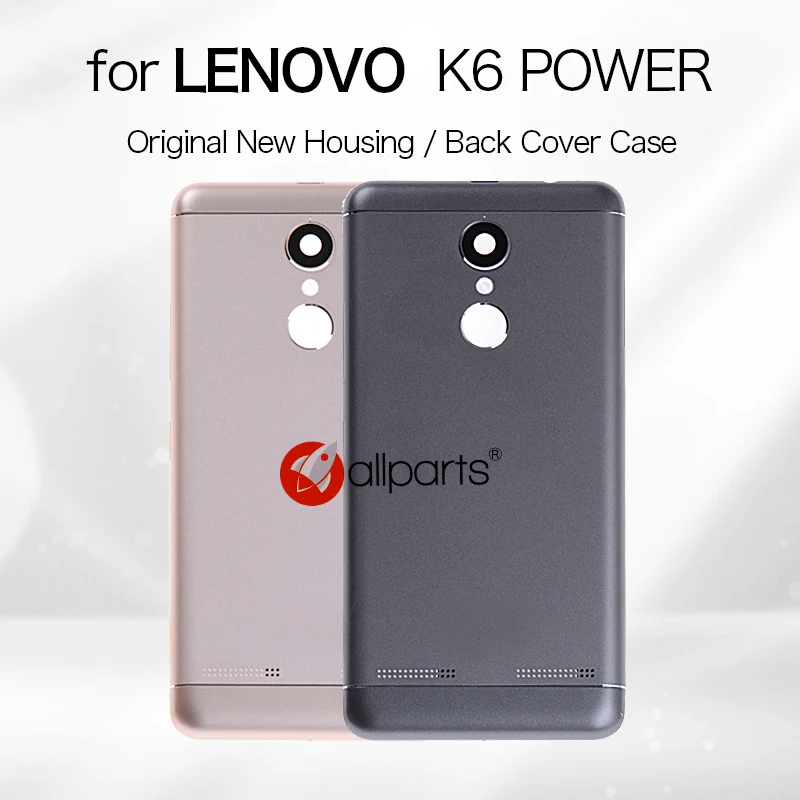 Задняя крышка для  Lenovo K6 K33a42 Оригинал на батарею черный золотой | Мобильные