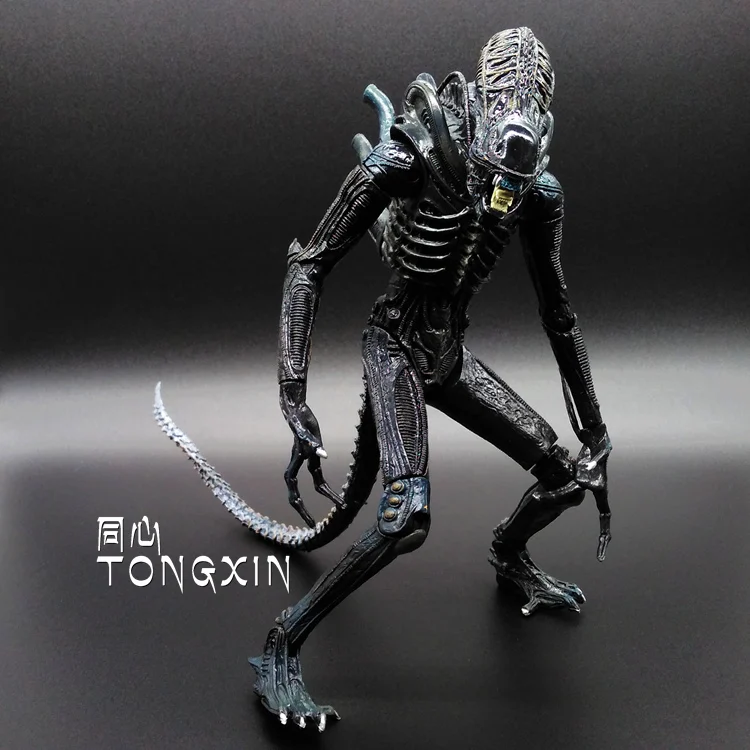 Инопланетянин NECA серии 8 Alien черный вариант Xenomorph собака &quotпластиковая фигурка