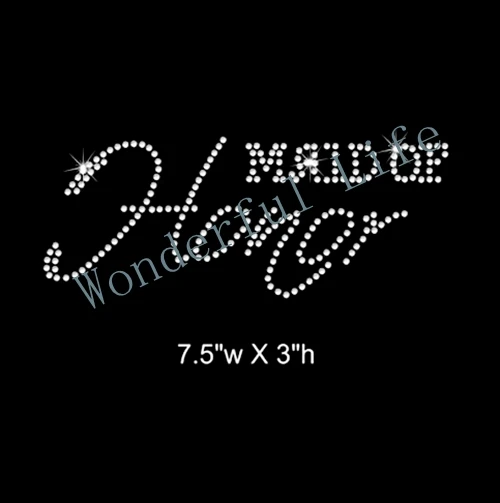 Самая низкая цена горничной из честь слова для невесты свадьба горный хрусталь