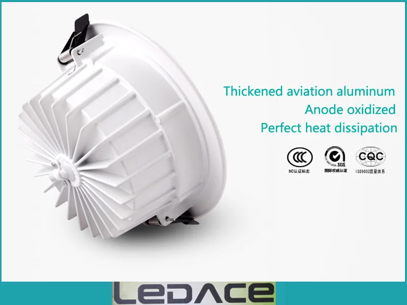 Светодиодный потолочный светильник с регулируемой яркостью 5 Вт 7 9 12 15 20 30 40 50 60